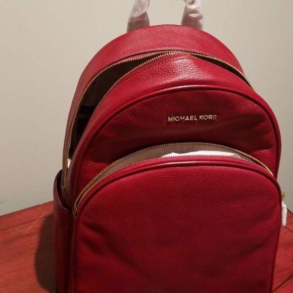 NEW MICHAEL KORS RED BACKPACK